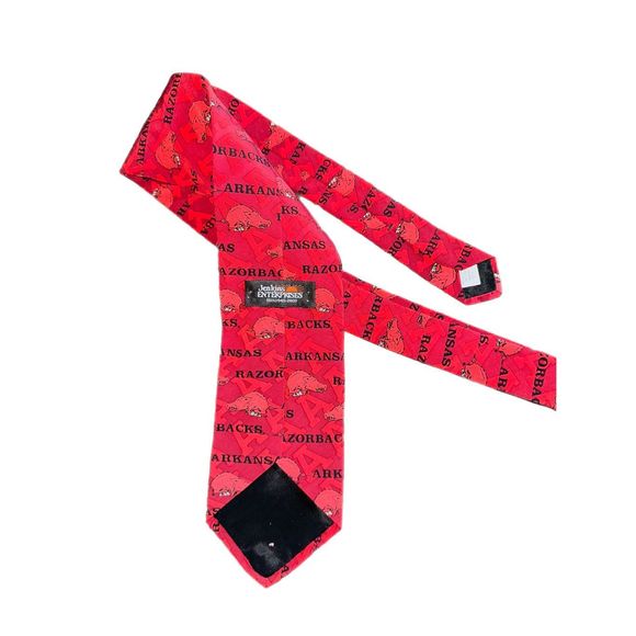 Vintage Arkansas Razorbacks Tie - Picture 2 of 2